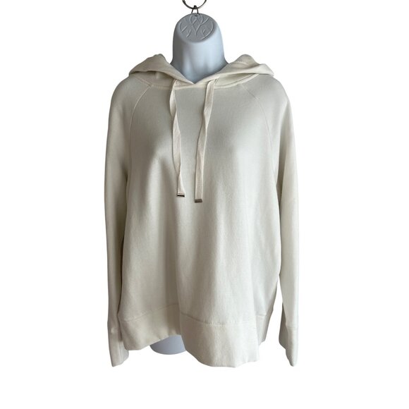 Danskin Women XL Cream Hooded Sweatshirt 86q - Picture 1 of 8